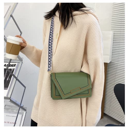 Premium Quality Leather Ladies Crossbody Hand Bag- Green
