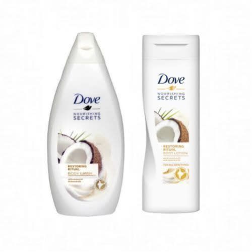 Restoring Ritual Body Wash & Lotion With Coconut Oil - 400ml Each