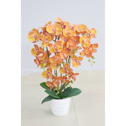 Orchid Artificial  Plant - Orange