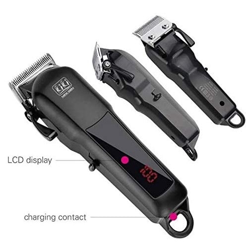 New Gain Professional Cordless Hair Clipper Set - Black