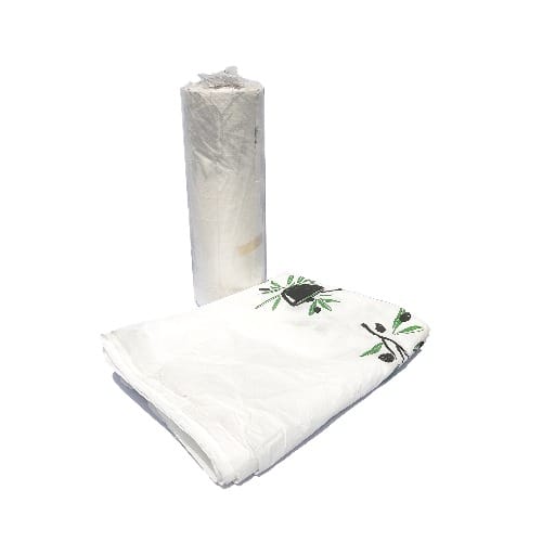 Disposable Table Cover With Patterned Edges - 100cm By 150cm
