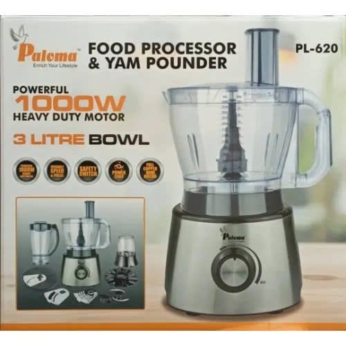Food Processor And Yam Pounder - 3L - 1000W - Pl-620