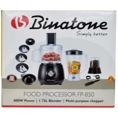 Food Processor - Fp-850 - 1.75L Jar - 1.2L Bowl - 800W