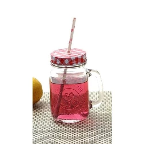 Mason Jar With Lid-1 Pc