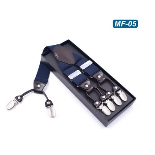 Men Suspender Belt - Blue