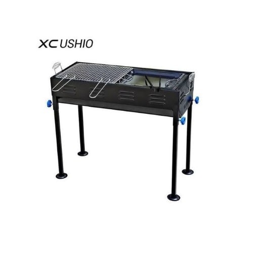 Outdoor Charcoal Barbeque Grill With Stand  Overall dimensions - Grill Plate Size: 75 x 28 cm