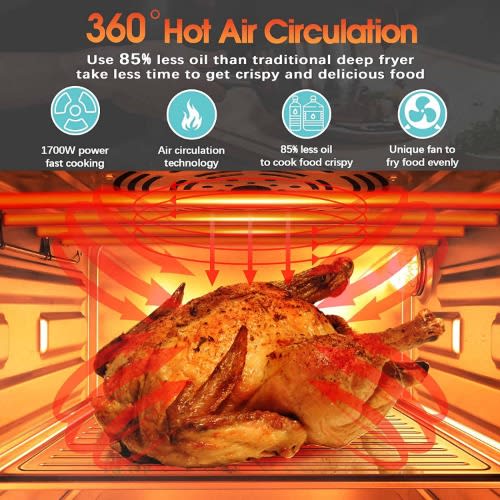 Multifunction Air Fryer Oven - 1700w - 25l