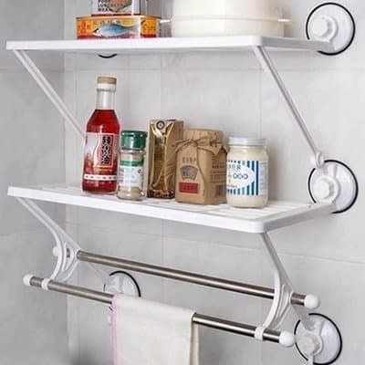 Bathroom And Kitchen Rack With Towel Hanger