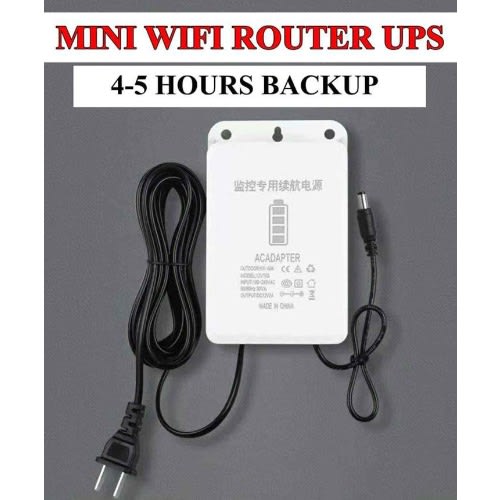 12V Mini UPS With Surge For Router Security Camera