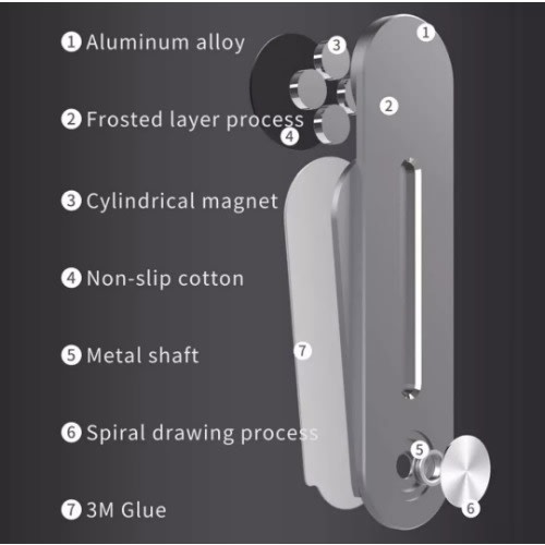 Magnetic Phone Holder-  Multifunctional Expansion Bracket For Laptop, Tablet And Pc