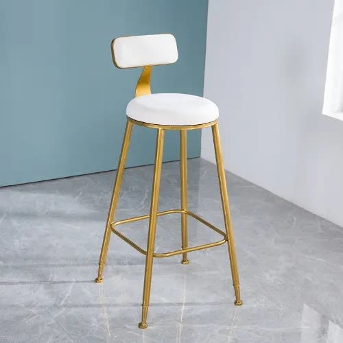 Set Of 2 Executive Barstool - Black And White