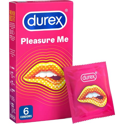 Pleasure Me Condoms, Pack Of 6 With Lube  2 in 1