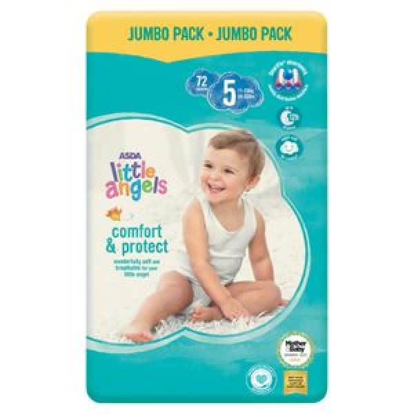 Little Angels Diapers - Size 5 - 72 Count