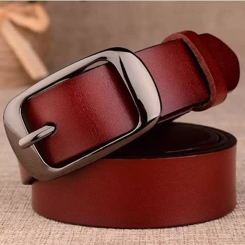 Leather Belt -  Dark Brown