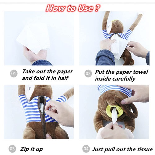 Monkey Dispenser Tissue Holder