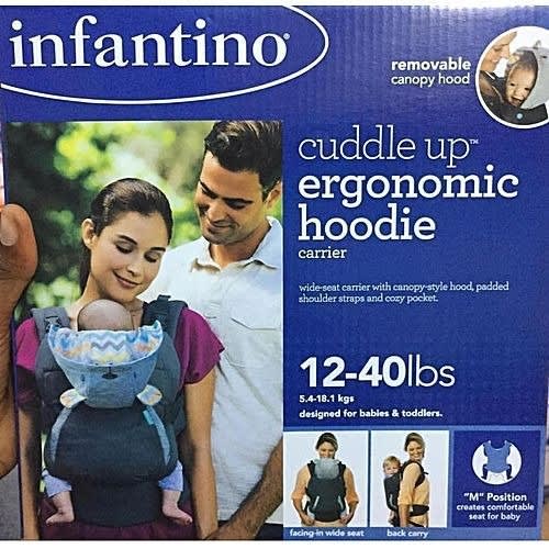 Cuddle Up Ergonomic Hoodie Baby Carrier