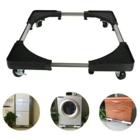 Base Stand With Wheels For Washing Machine And Refrigerator