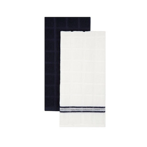 Kitchen Towel, Oven Mitt & Pot Holder Kitchen Set 5 Pack - Navy
