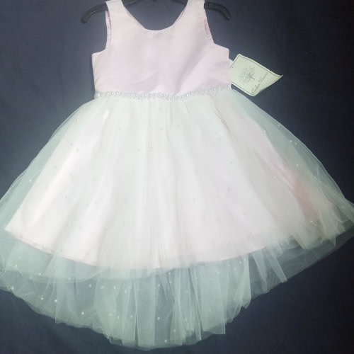 American Princess Bridesmaids Chiffon Flower Girl Dress -Size 8