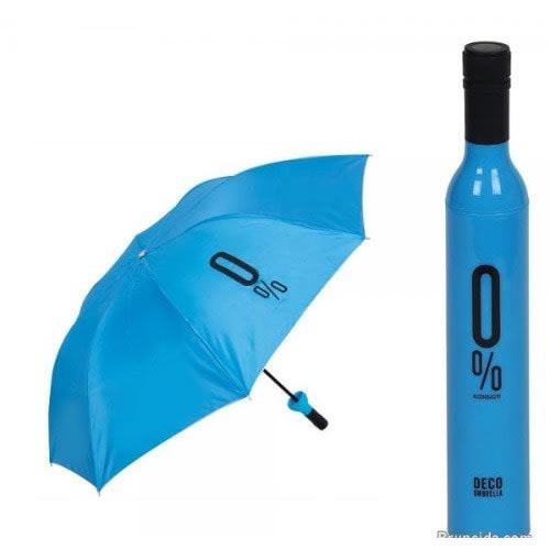 Bottle-Shaped Umbrella - Blue