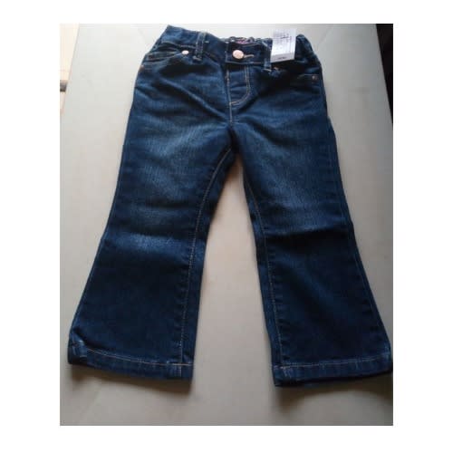 Baby And Toddler Girls Basic Bootcut Jeans - Indigo Stone Wash