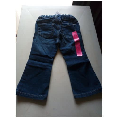 Baby And Toddler Girls Basic Bootcut Jeans - Indigo Stone Wash