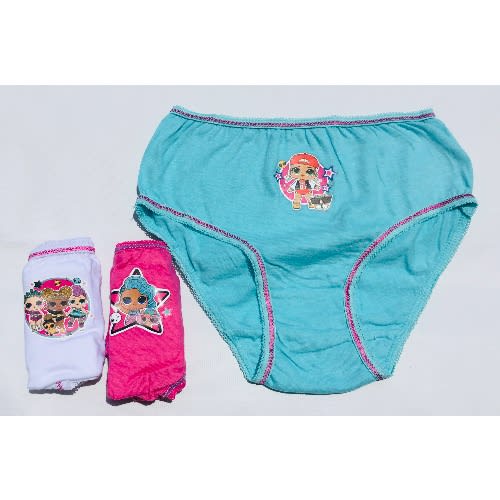 3 Pack Girls Briefs
