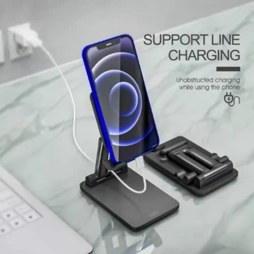 Desk Phone Holder Compatible With Smartphones And Tablets