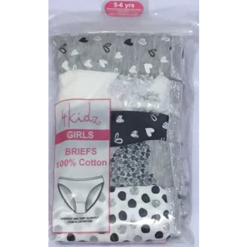 5-in-1 Girls Pant- Back & White