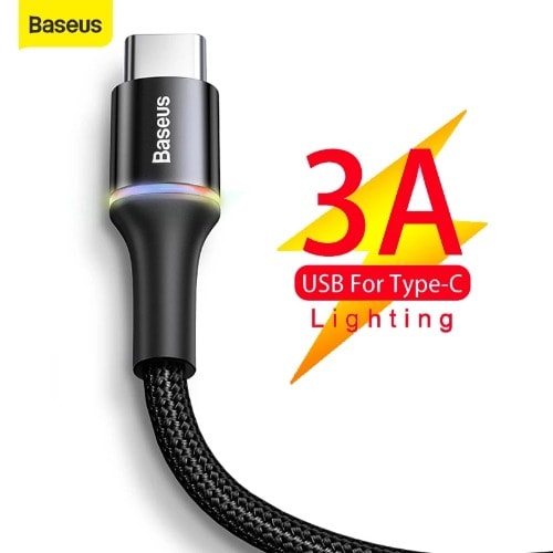 Type-c 2m/200cm With Rainbow Led Light Cable