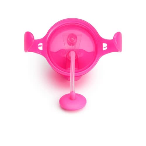 Any Angle Click Lock Weighted Straw Trainer Cup -Pink-7oz