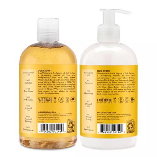 Calm & Comfort Raw Shea Chamomile And Argan Oil Baby Lotion & Wash- 384ml each