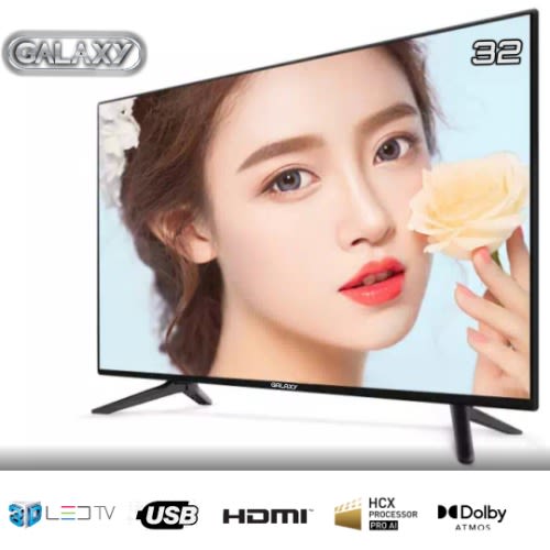 Galaxy Tv 32" Led Hd + Free Gift - Power Surge Protector