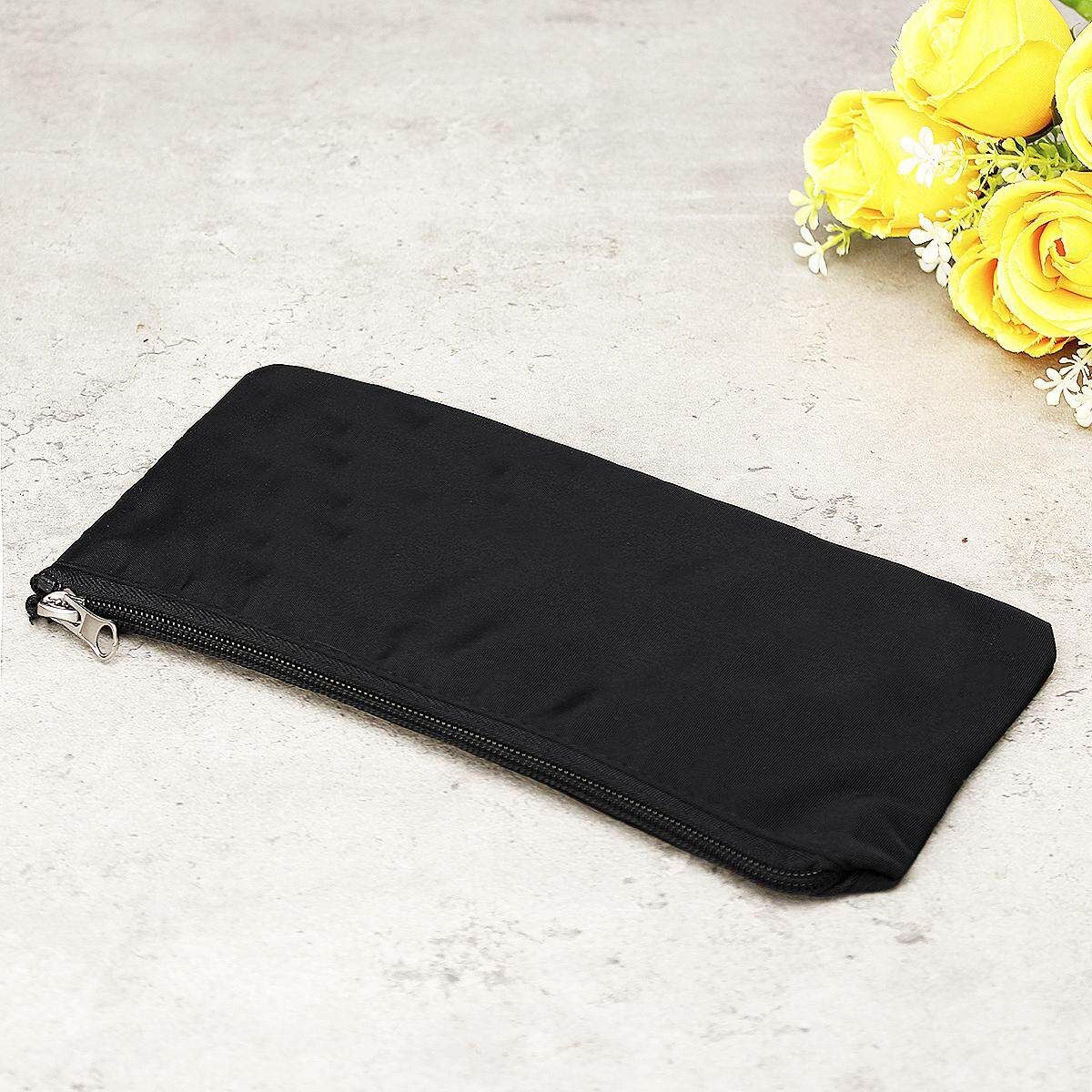 Wired / Wireless Microphone Bag Zipper Pouch Case Black Standard Size 9''x4''
