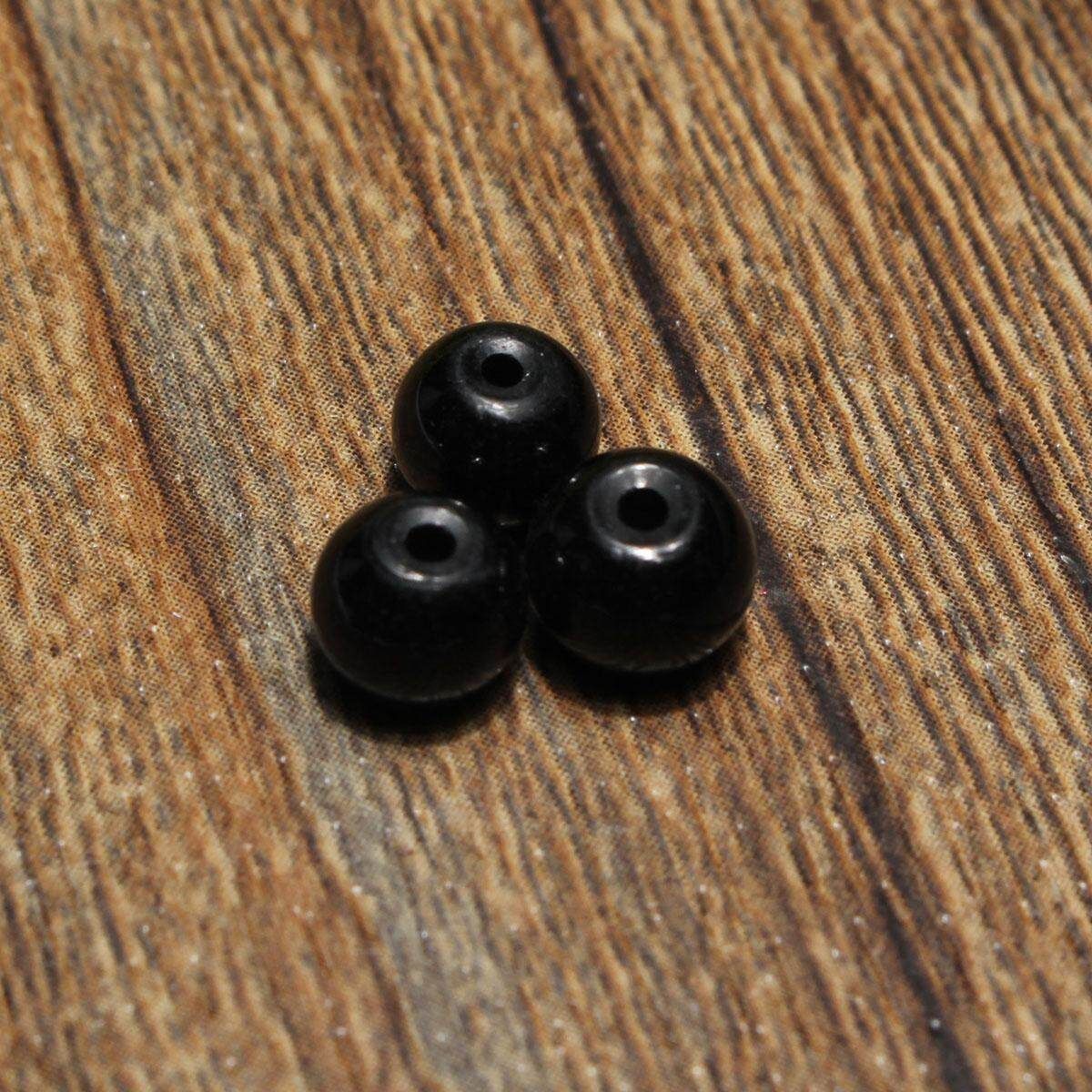4mm/6mm/8mm Glass Pearl Round Spacer Loose Beads DIY Jewelry Making Wholesale Apricot
