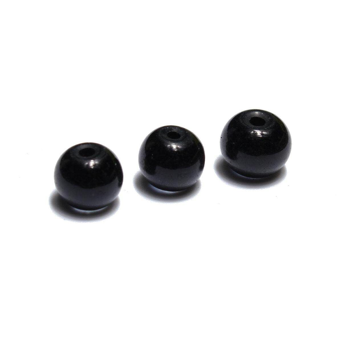 4mm/6mm/8mm Glass Pearl Round Spacer Loose Beads DIY Jewelry Making Wholesale Apricot
