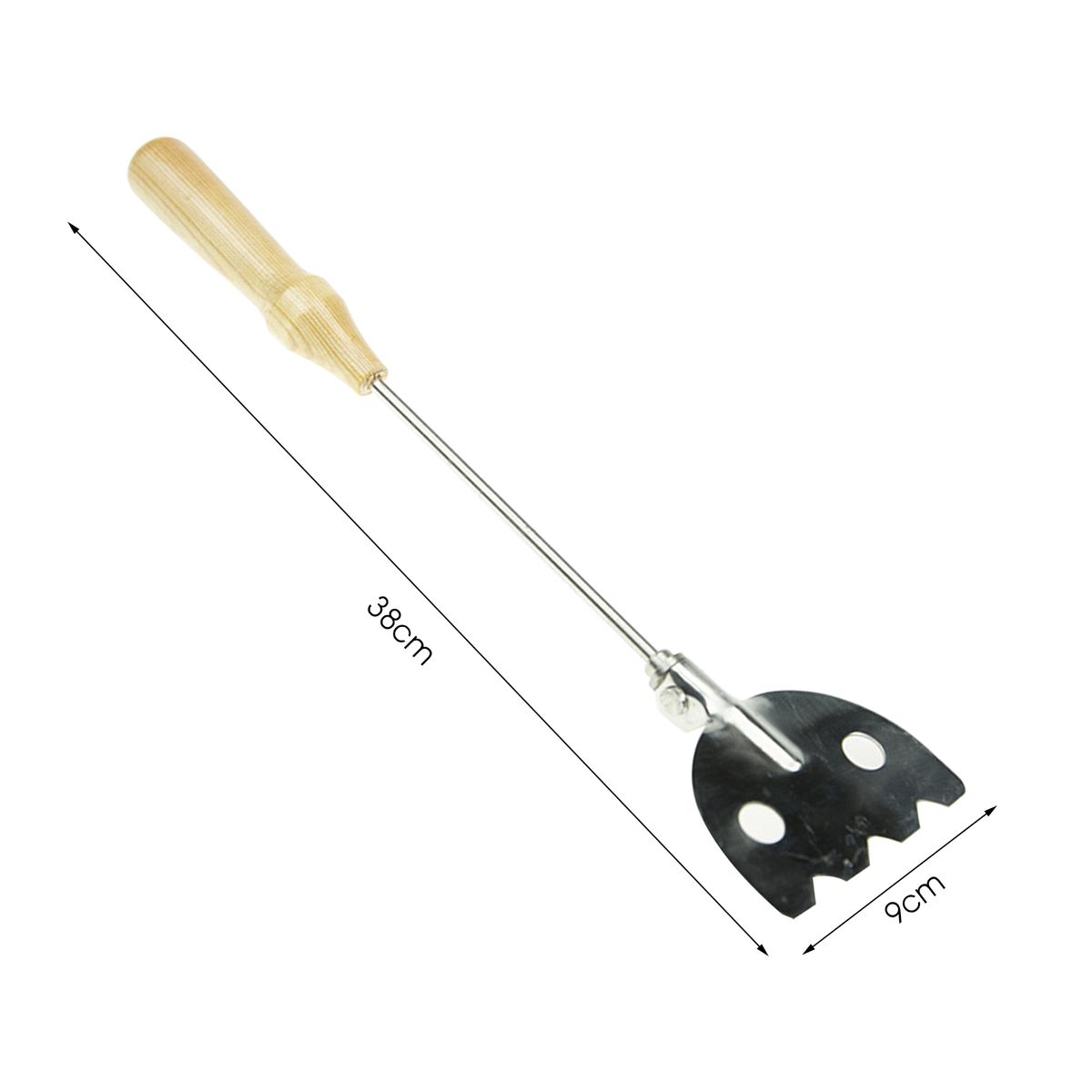 Non-slip Fishing Shovel Fast Drainage Long-Stainless Steel