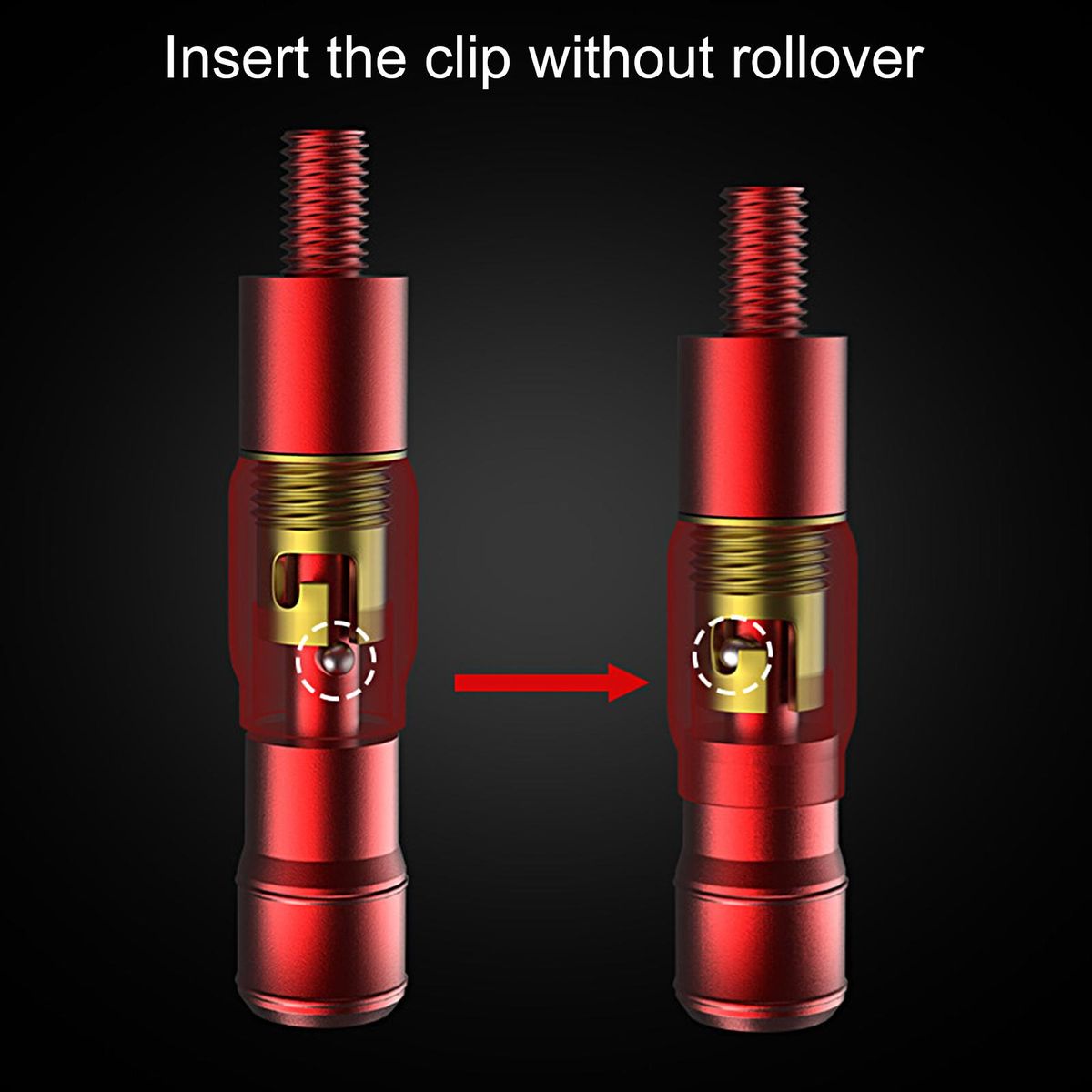 Dip Net Connector Quick Release Net Head Adapter Red