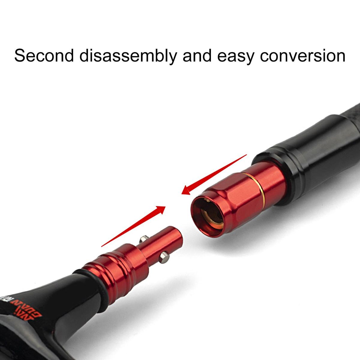 Dip Net Connector Quick Release Net Head Adapter Red