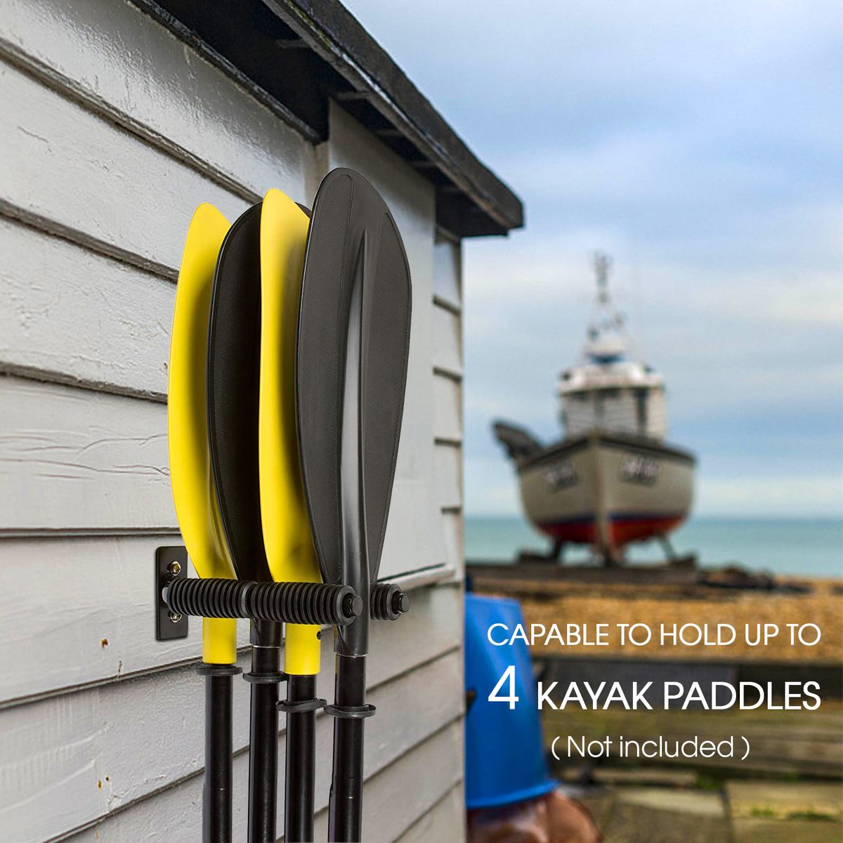 Kayak Paddle Storage Rack Holder Wall Mount Accessories For