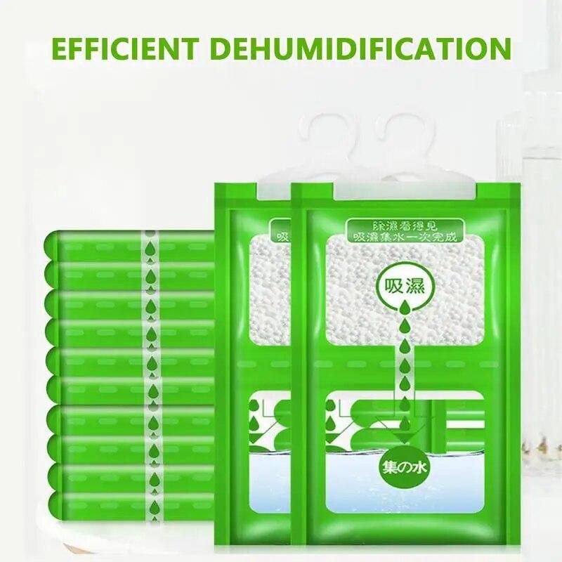 Wardrobe Fragrance Moisture Packs Bathroom Pcs Calcium Spherical For Free Chloride 10 Absorbers Bags Humidity Kitchen Uses