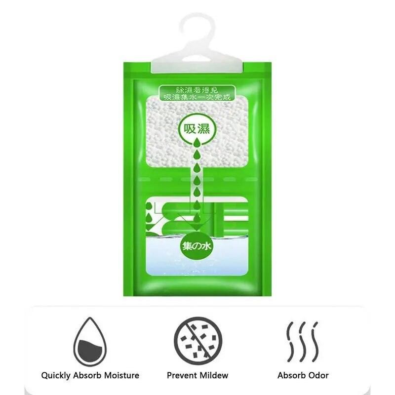 Wardrobe Fragrance Moisture Packs Bathroom Pcs Calcium Spherical For Free Chloride 10 Absorbers Bags Humidity Kitchen Uses