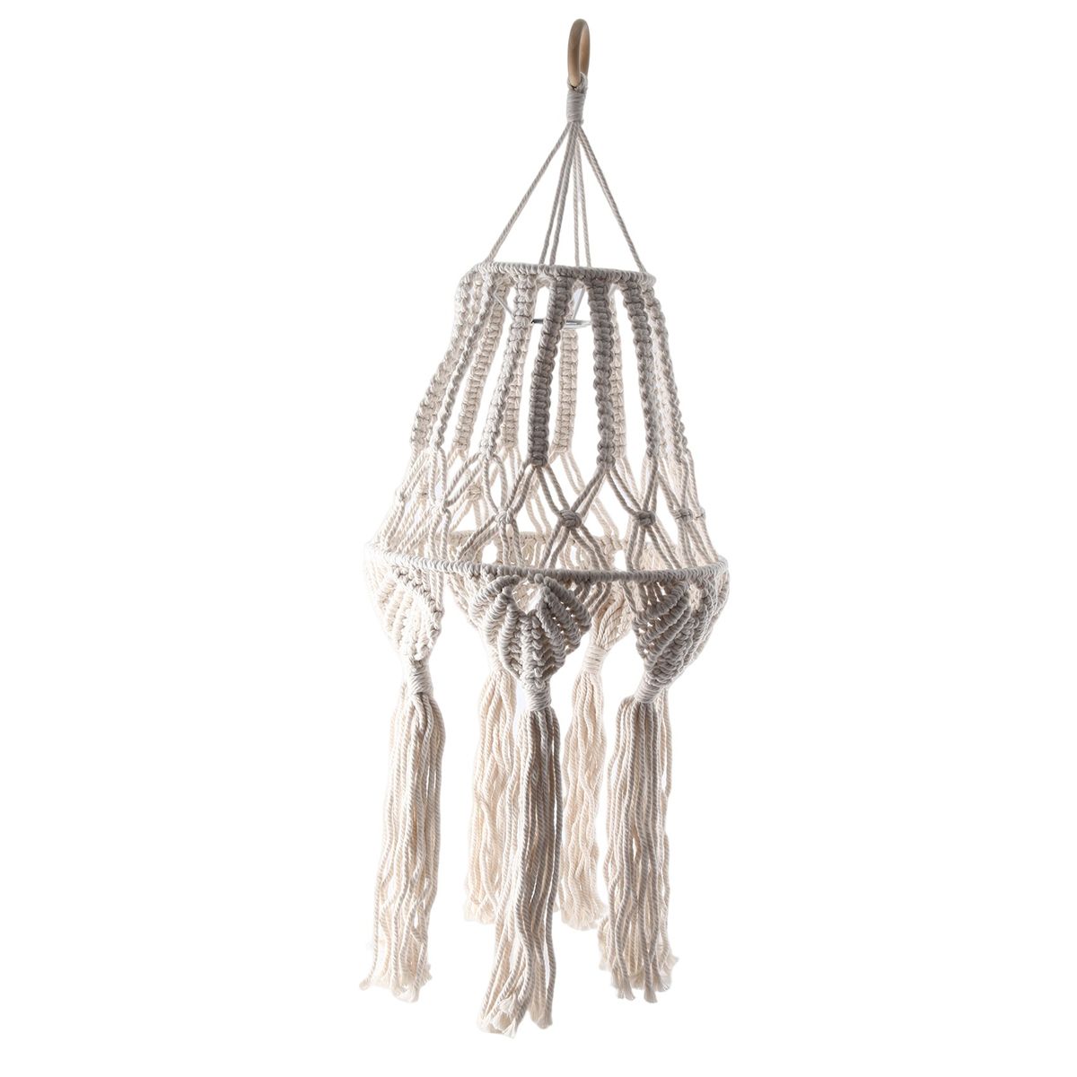 Macrame Lamp Shade Hanging Pendant Light Cover Bedroom