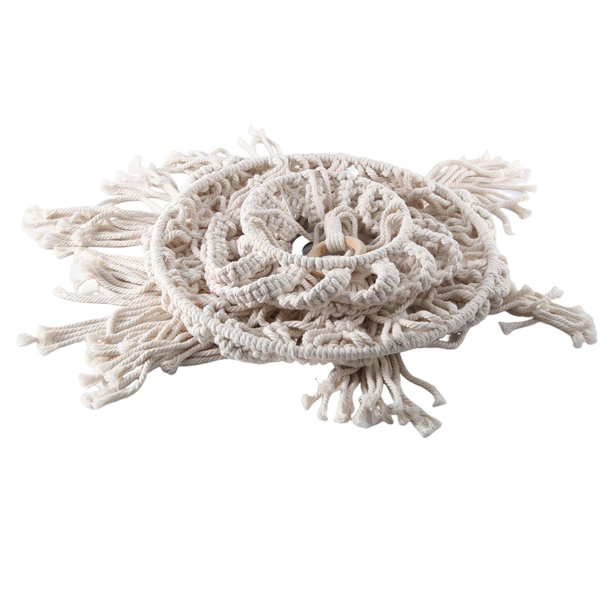 Macrame Lamp Shade Hanging Pendant Light Cover Bedroom