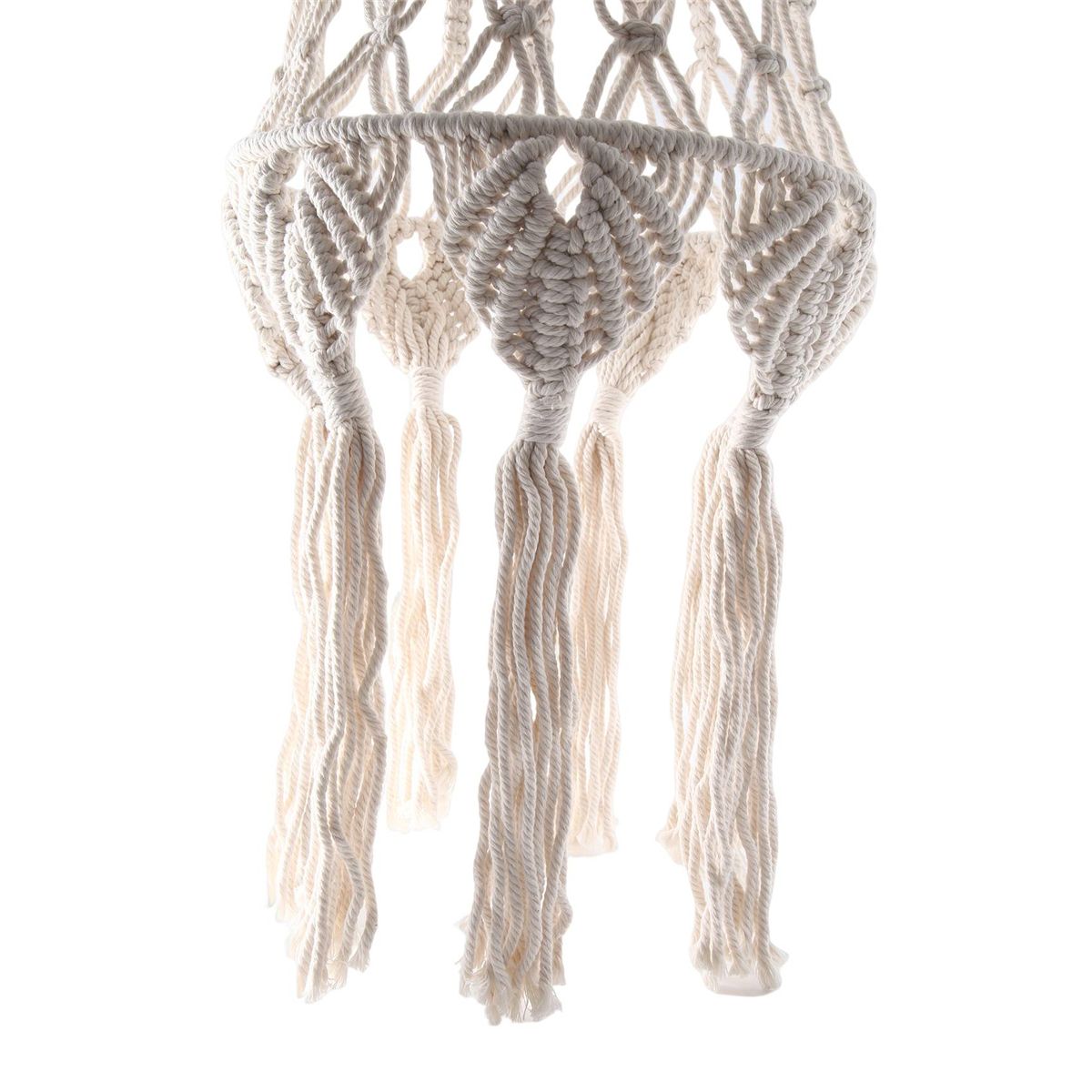 Macrame Lamp Shade Hanging Pendant Light Cover Bedroom