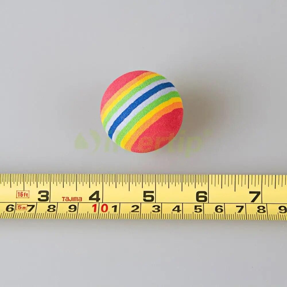 Hot NEW 30pcs/bag EVA Foam Golf Balls Red Rainbow Sponge Indoor Practice Training Aid