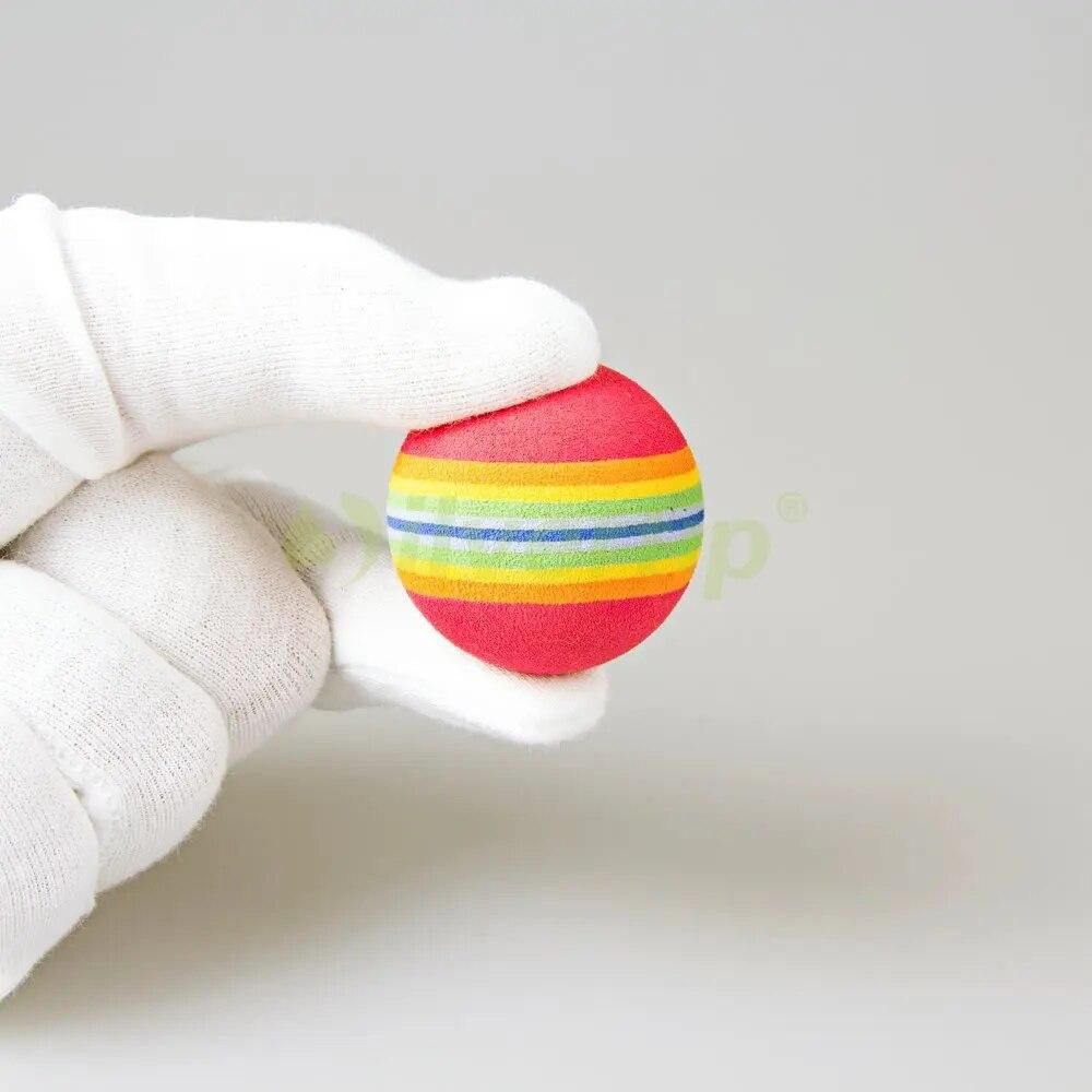 Hot NEW 30pcs/bag EVA Foam Golf Balls Red Rainbow Sponge Indoor Practice Training Aid