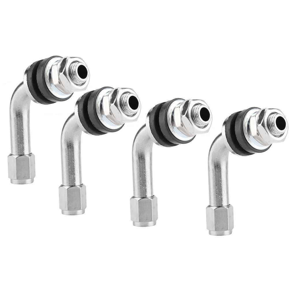4pcs 90 Degree Angle Tire Valve Stems For Car Motorcycle