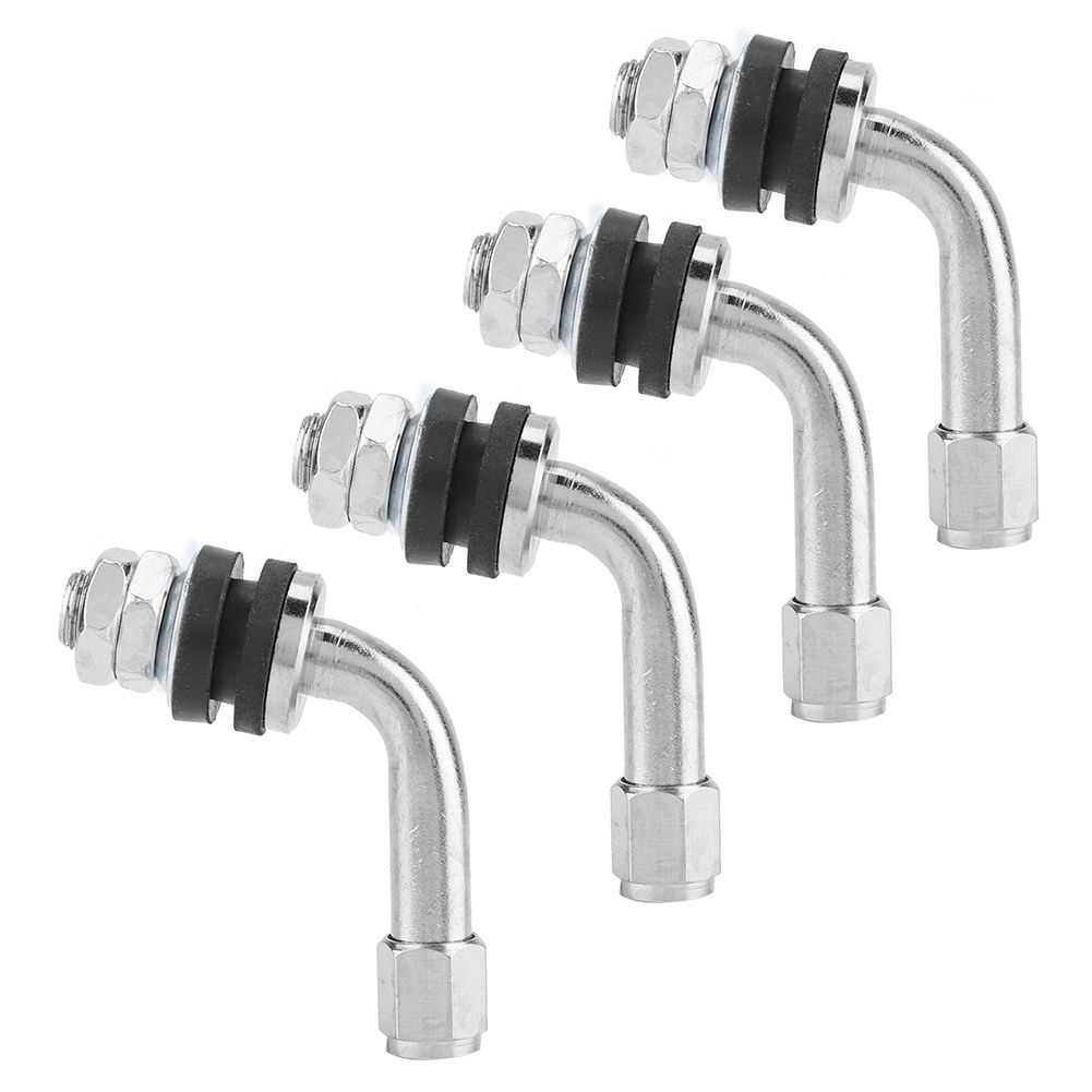 4pcs 90 Degree Angle Tire Valve Stems For Car Motorcycle