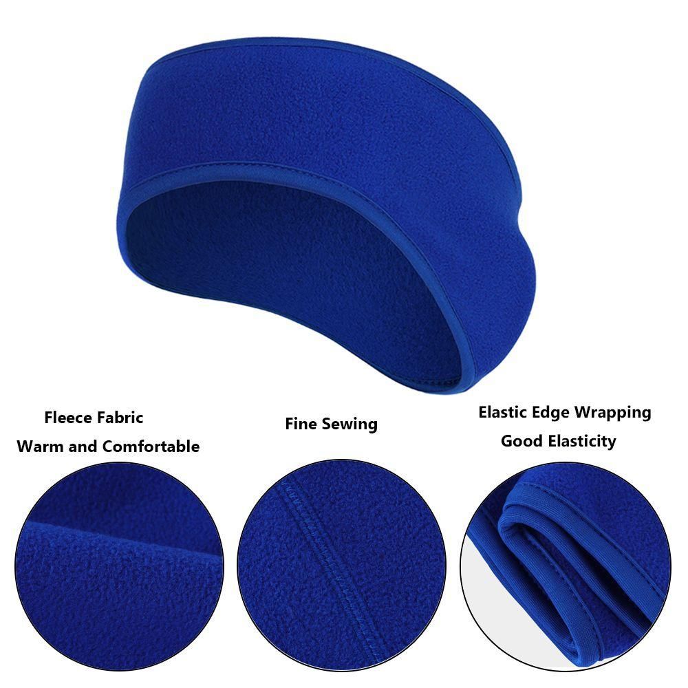 1Pc Fleece Ear Warmer Muff Winter Headband Ear Muffs for Men Women Running Skiing Outdoor Sports Headband Headscarf